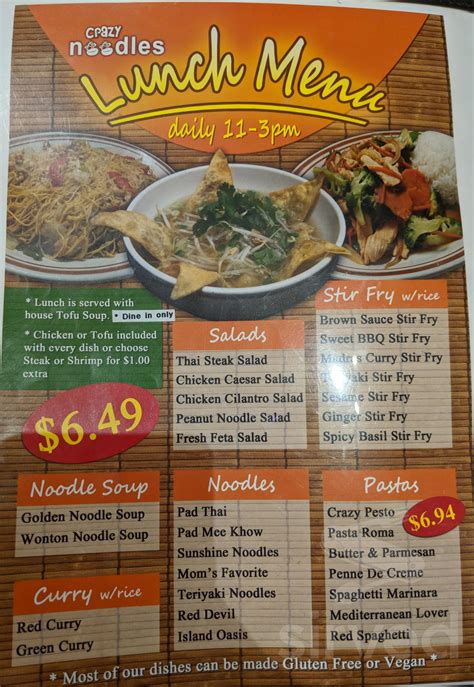 Crazy noodles amherst - Latest reviews, photos and 👍🏾ratings for Crazy Noodles at 36 Main St in Amherst - view the menu, ⏰hours, ☎️phone number, ☝address and map. 